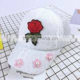 S60287B Hot Sale Girls 100% Cotton Kids Caps thumbnail-3
