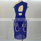 2017fashion Lace Sexy Shoulder Dress Dress Women thumbnail-2