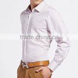 100% Men Cotton Shirts Plaid Design Casual Shirts for Men Italian thumbnail-4