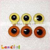 Yellow Wire Back Needle Felted Craft Doll Amigurumi Glass Eyes thumbnail-3