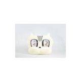 Unusual 2AA Cat Box Modern Flip Clock With LED Light