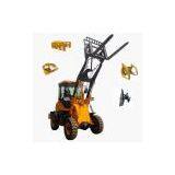 1.0T CE Wheel Loader ZL10A with pallet fork