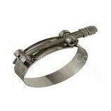 0.6mm Thicnkess Band T Bolt Hose Clamps Stainless Steel For Petro-chemical Industry thumbnail-1