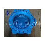 Eccentric Double Flanged Ductile Cast Iron Butterfly Valve Standard AWWA DIN JS