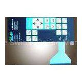 PET Film Overlay Matrix Membrane Keypad , Touch Screen Keyboard Membrane Switch