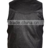 New Mens Top Quality A Grade Leather Style Waistcoat / VEST thumbnail-2