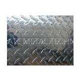 Professional Flat Clean Aluminium Checkered Plate , Al Tread Plates With 1100 3003 5052 thumbnail-1