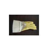 Yellow Latex Coated Work Gloves (CRB887W) thumbnail-1