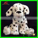 15 Inch Tall Recordable Voice Modules Black Dot Dog Plush Toys thumbnail-1