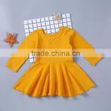 B22617A Europe Children Cotton Pleated Princess Dress thumbnail-4