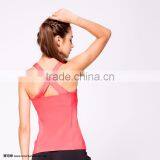 Women Wear 2017 X Back Yoga Tank Tops thumbnail-2