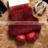 Europe Pattern New Fur Clothing Boutique Ladies Raccoon Fur Vest thumbnail-2
