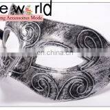 Hot Sale Gold Silver Color Venice Masks Copper-colored Half Face Eye Mask for Men thumbnail-3
