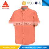 2016 Two Pocket Short Sleeves Stitching Styles Mens Shirt thumbnail-1