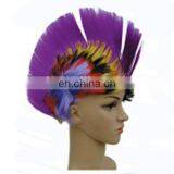 MCW-0429 Party Masquerade Synthetic Short Women Colorful Punk Wig thumbnail-1