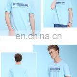 Pre-shrunk Customize Cheap Fashion Printing Men's T-shirts Hot Sale Short Sleeve Tshirts Breathable Hand Wash T-shirt thumbnail-4
