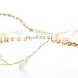 Amelie Simple Design Cheap Rhinestone Chain Pearls Decoration Wedding Bridal Hair Vine Christening Headbands Baby's Breath Vine thumbnail-6