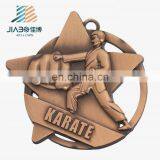 Engraved Custom Metal Antique Color Award Medals Taekwondo