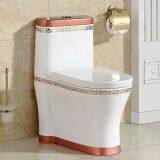 Modern Ceramic Waterclose Red Colored Siphonic New Toilet