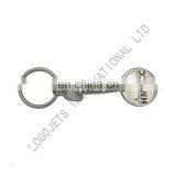 Personalized Custom Logo Keyrings Soft Enamel Trolley Coin On Sale