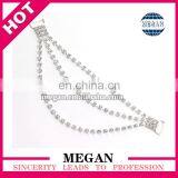 Silver Plated Rhinestone Connector for Women Bikini Swimsuit thumbnail-1