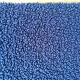 small particle short plush knit polyester fabric