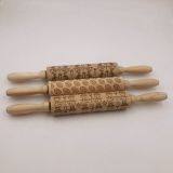 Chick Pattern Wooden Rolling Pin, Made of Chinese Cherry thumbnail-5