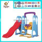 2020 Tsunami Indoor Small Plastic Tube Slide With Swings For Kids thumbnail-5