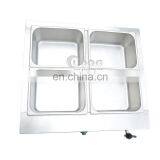 CE Approved 4 Pots Countertop Food Warmer Commercial Wet Catering Bain Marie thumbnail-5