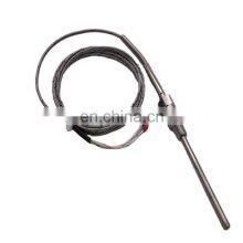 4.5*100mm of Thermocouple K Type With Corrugated Hose Lead Cable Length in 500/1000/1500mm