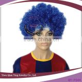 cheap dark blue afro wig headband