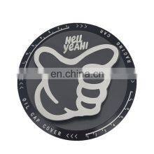 Multicolor Anodized Aluminum Car Engine Locking Oil Fuel Filler Cover thumbnail-4