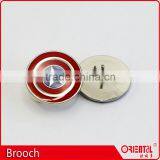Fashion Round Star Enamel Metal Badge Brooch Pin for Men thumbnail-4