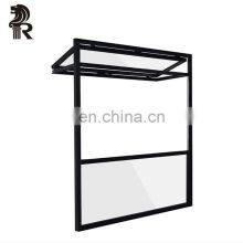 Kitchen High Quality Thermal Break Aluminum Vertical Folding Black Casement Window thumbnail-4