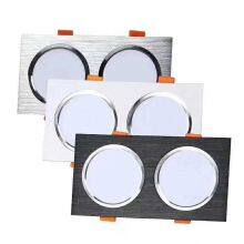 LED Downlights Monochrome Series Iron Art 5-20W Square thumbnail-3