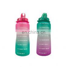 Water Bottles Gym Jug Big Capacity Plastic Motivational Half Gallon/2.2l /one Gallon/1 Gallon Water Bottles With Custom Logo thumbnail-5