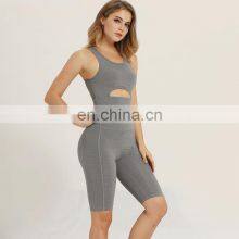 Wholesale ins indoor Gym Running  Breathable private label 5 pcs fitness wear for women yoga Training