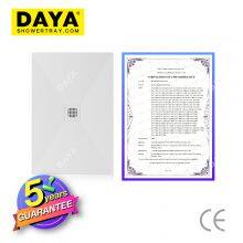 DAYA Anti Skin Solid Surface Receveur de Douche en Résine Pierre Artificiel Bac de Douche thumbnail-2