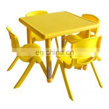 Professional Manufacturer Kindergarten Preschool Cheap Plastic Study Table Kids Furniture Table and Chiars Set thumbnail-1