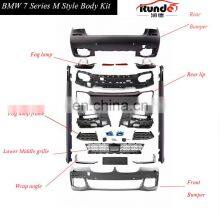 Runde Modified 760M Style PP Material Body Kit For 2016-In BMW 7 Series G11 G12 Front Bumper Rear Bumper Side Skirt Exhaust thumbnail-2