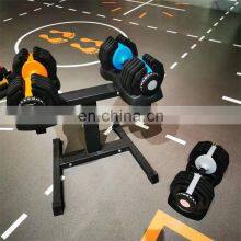 Adjustable Dumbbell Set 25KG Metal Customized Weightlifting Workout Blue Orange Blue Colorful Adjustable Dumbbell thumbnail-2