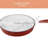 Hot sale TRIONFO Lightening red enameled cast iron grill plate