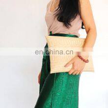 Hot Sale Rustic Natural Bamboo Clutch Bag Customized Color Luxury Handbag Cheap WholesaleVietnam Supplier thumbnail-4