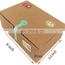 Chilly Treat Gift Boxes Set of 10 Bakery Boxes Decorative Cupcake Cookies Chocolate Boxes, 37 Stickers Included thumbnail-3