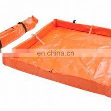 Hot Sale 4' x 6' - 18 Oz. Portable Collapsible PVC Mini Foam Wall Oil Spill Containment Berm For Vehicles Equipment Container thumbnail-5