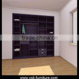 WD-048 Open Storage Sunmica Designs For Wardrobe thumbnail-1