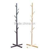 Wholesale Cheap Convenient Black Wooden Coat Rack for Clothes thumbnail-5