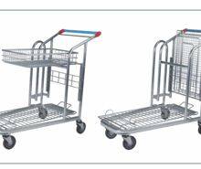 Multipurpose Metal Cage Cart Works as Hand Trolley & Logistics Tool