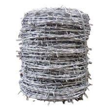 Wholesale BWG 12 14 16 18 Gauge 1000 N Double Strand Wire Fence Galvanized Razor Barbed Wire Coil thumbnail-1