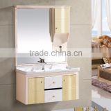 Double cabinet drawer pvc bathroom furniture (EAST-25097)
